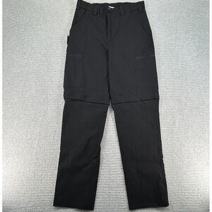 Mountain Warehouse Pants Men's 32x31 Black Trek Stretch Convertible Cargo Hiking